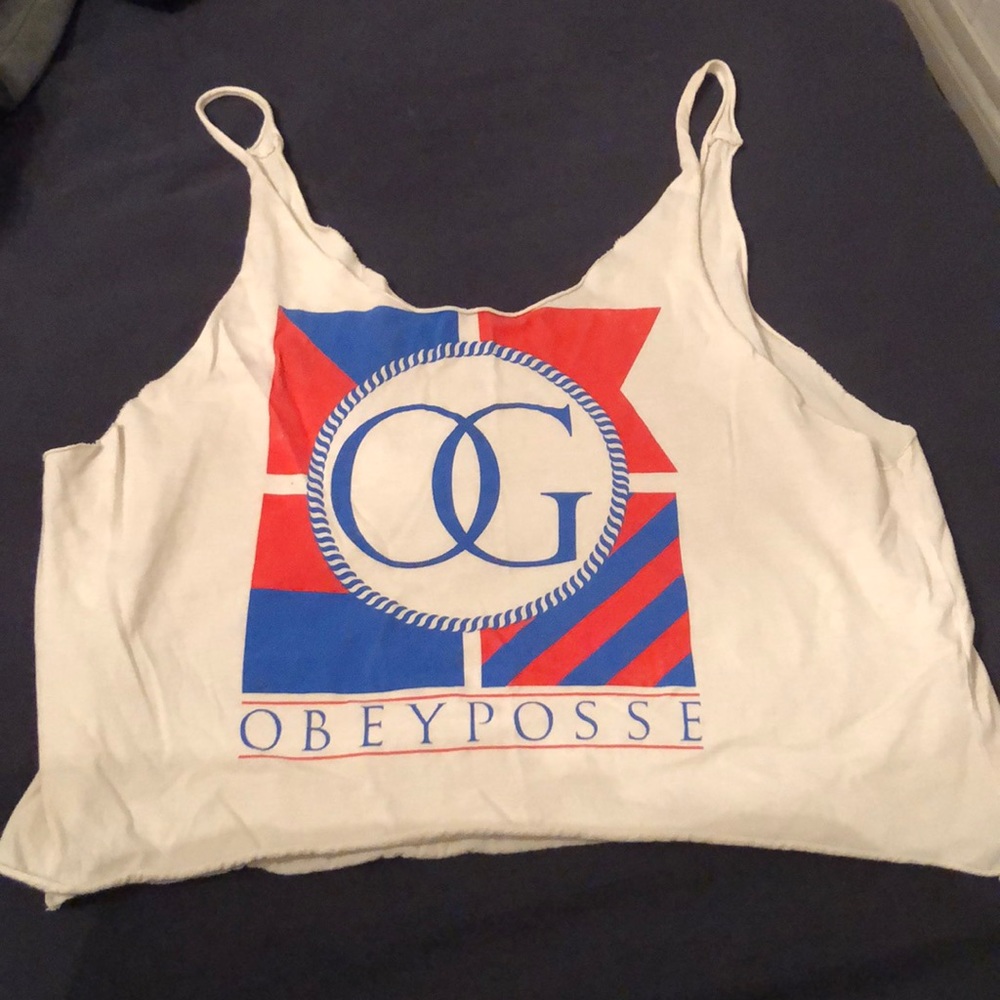 OBEY cropped tank (XS)